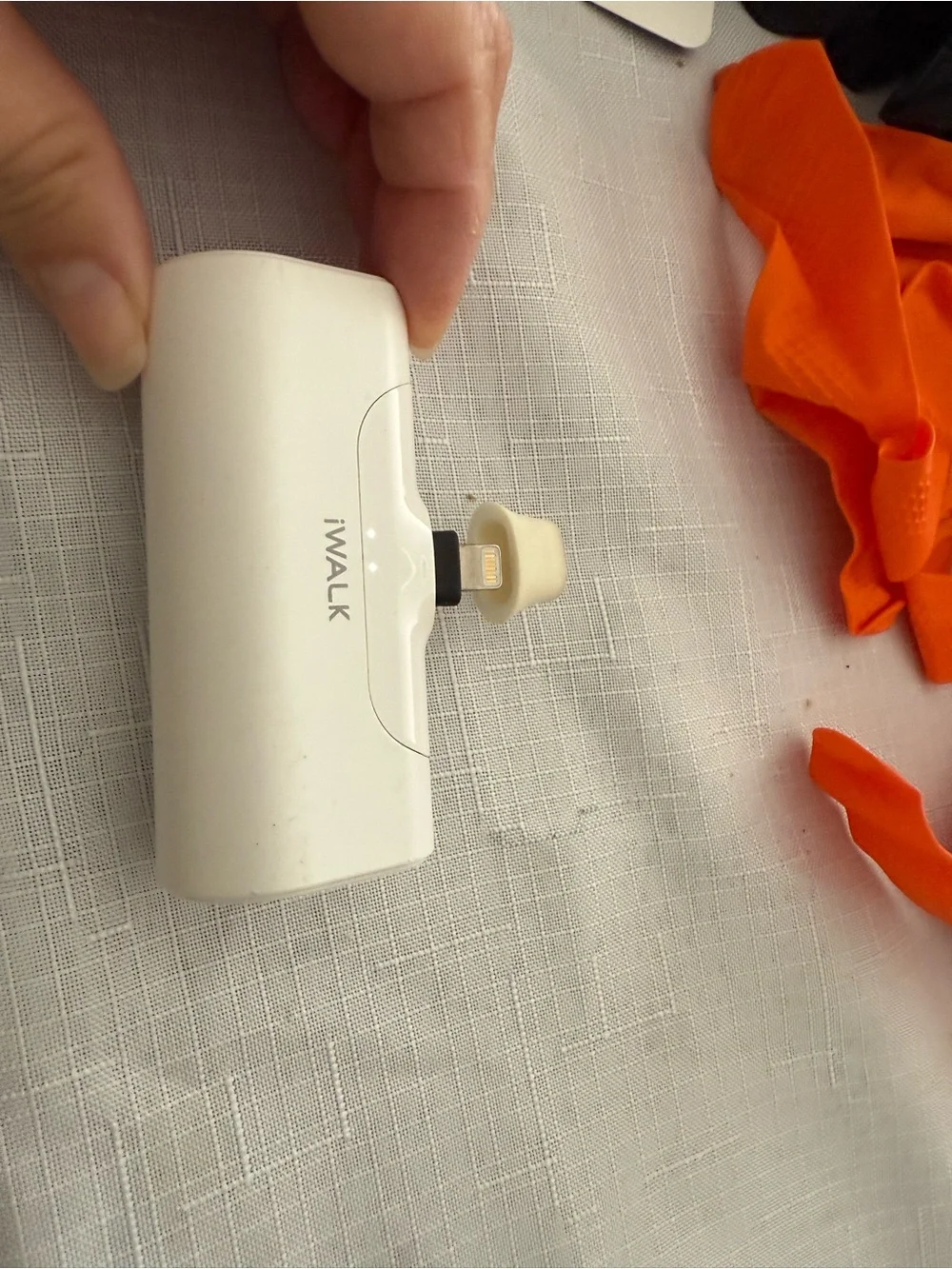 iWalk White Portable Lightning Charger
